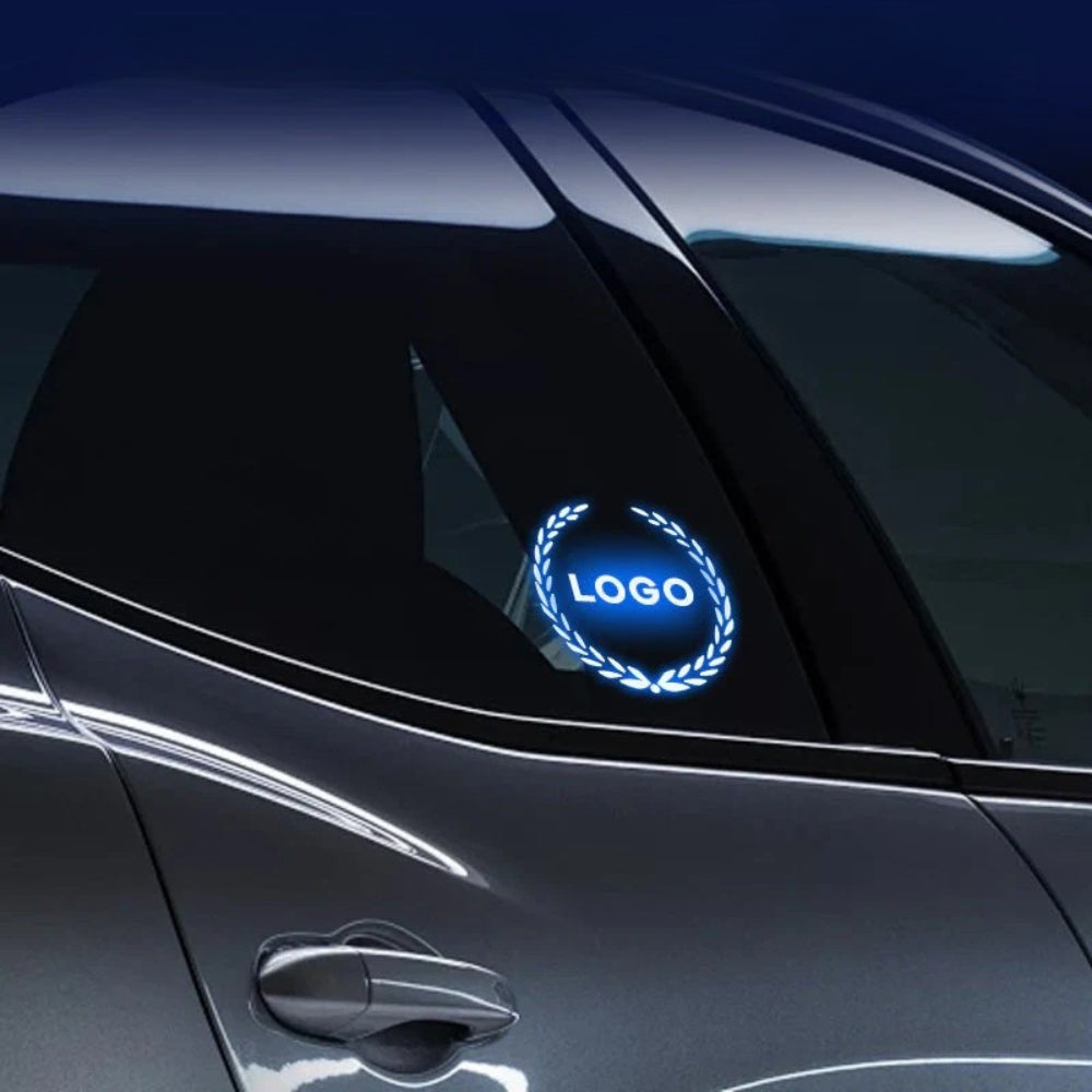 Reîncărcabilă LED Car Logo - efect de lumină neon