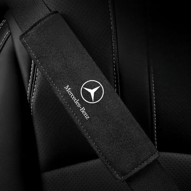 高級スエードシートベルトカバー(2個入り)