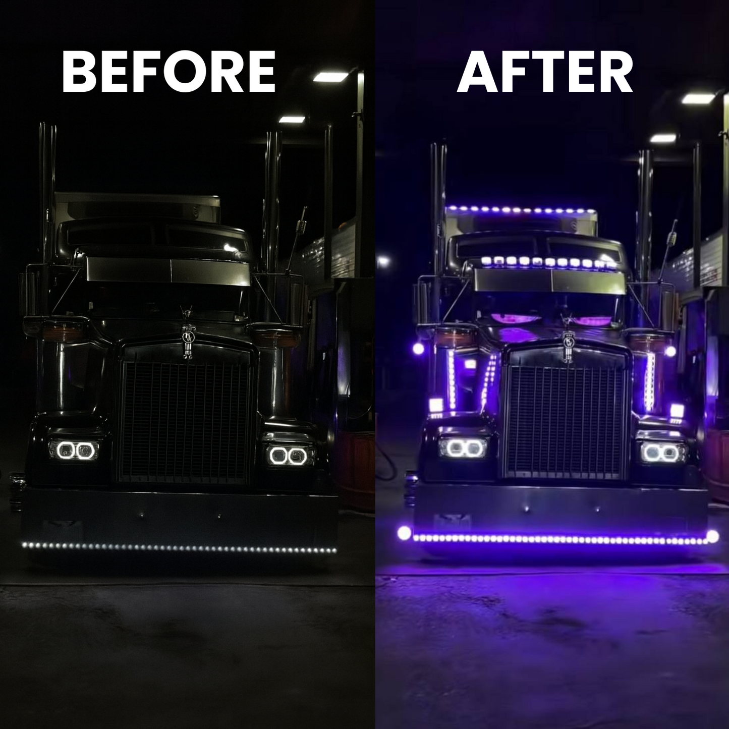 Μάτια αυτοκινήτου LED - πακέτο 2 τεμαχίων